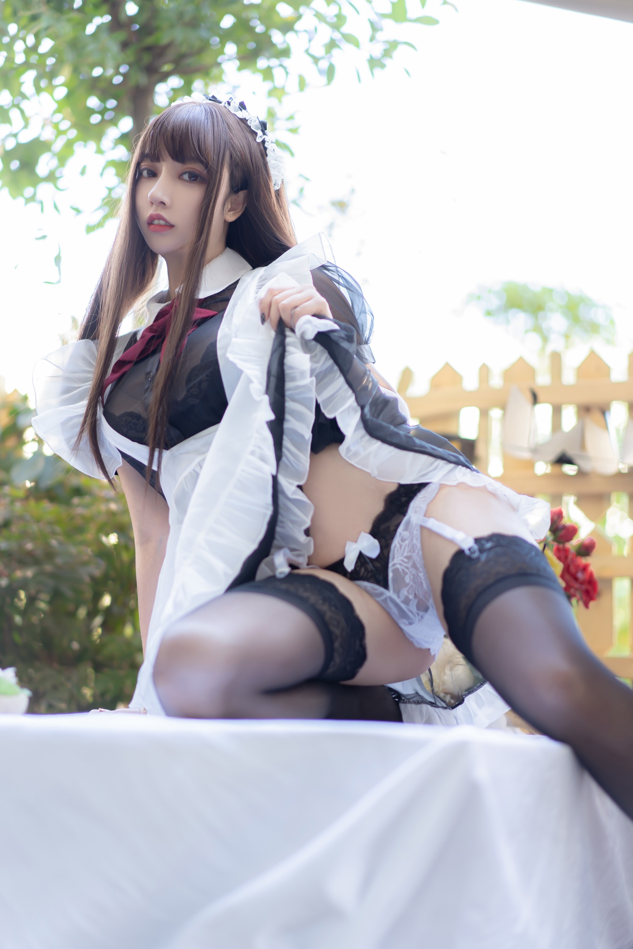 图片[1]-过期米线线喵 – NO.067 女仆透 [49P]-XikXak